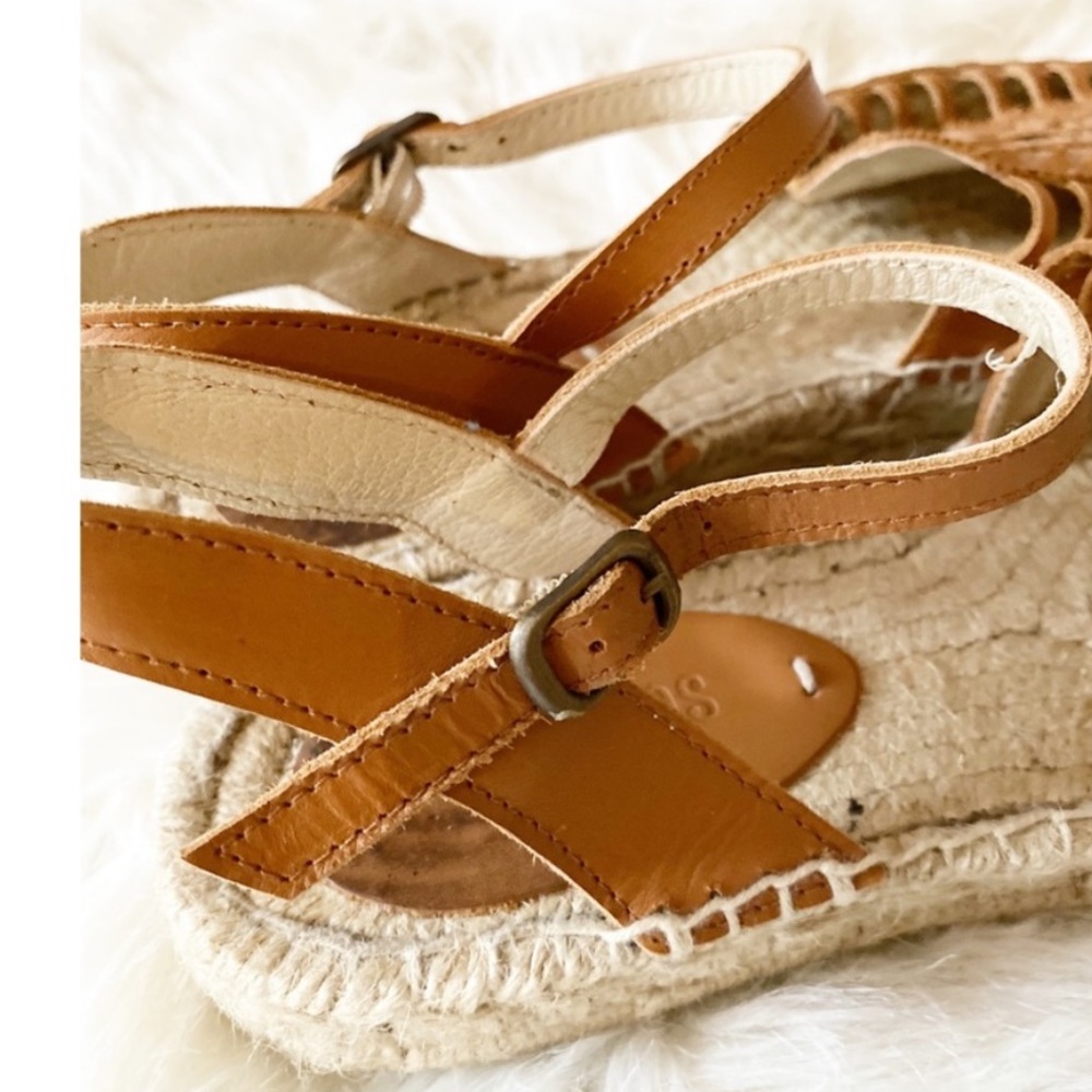 Soludos Brown Huarache Espadrille Sandals - Picture 5 of 7